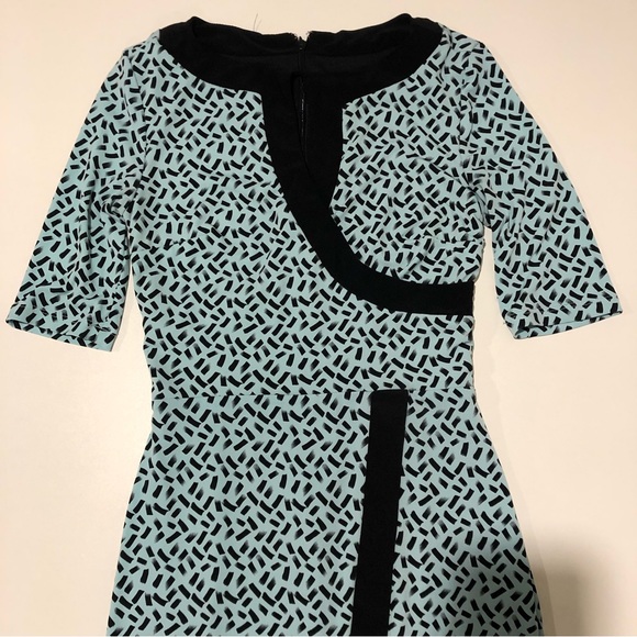 Le Château Dress Light Blue and Black Womens size XXS - Picture 2 of 8